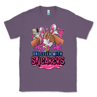 Lavender Just a girl obsessed with sneakers Classic Tee - RanaPortraitStore