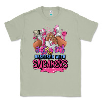 Matcha Just a girl obsessed with sneakers Classic Tee - RanaPortraitStore