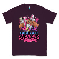 Plum Just a girl obsessed with sneakers Classic Tee - RanaPortraitStore