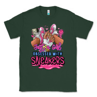 Sports Green Just a girl obsessed with sneakers Classic Tee - RanaPortraitStore
