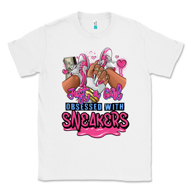Just A Girl Obsessed With Sneakers Classic Tee by RanaPortraitStore | Teevron