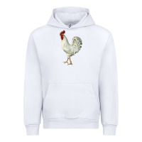 White Leghorn Rooster Urban Hoodie - LillyAllenDesigns