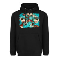 Aztec Cowhide Background Heavyweight Hoodie | Teevron