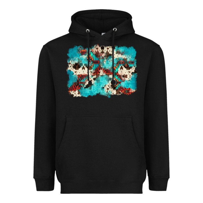 Aztec Cowhide Background Heavyweight Hoodie by Zillion Design Studio | Teevron