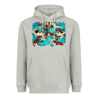 Moon Dust aztec cowhide background Heavyweight Hoodie - Zillion Design Studio