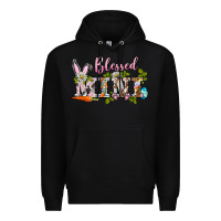 Black blessed mini easter Premium Hoodie - BarkalooDesign