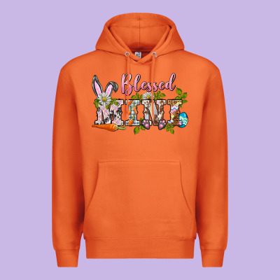 Blessed Mini Easter Premium Hoodie Designed By Barkaloodesign