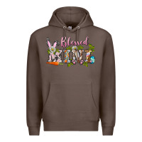 Coffee blessed mini easter Premium Hoodie - BarkalooDesign