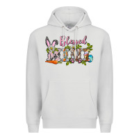 Dove Grey blessed mini easter Premium Hoodie - BarkalooDesign