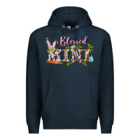 Navy blessed mini easter Premium Hoodie - BarkalooDesign