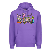 Purple blessed mini easter Premium Hoodie - BarkalooDesign