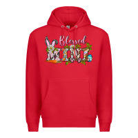 Red blessed mini easter Premium Hoodie - BarkalooDesign