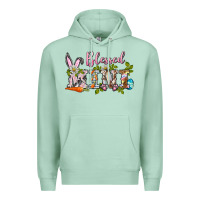 Seafoam blessed mini easter Premium Hoodie - BarkalooDesign