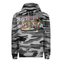 Slate Camo blessed mini easter Premium Hoodie - BarkalooDesign