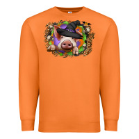 Carrot halloween pig Premium Sweatshirt - CowhideDigitalArt