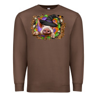 Chestnut halloween pig Premium Sweatshirt - CowhideDigitalArt