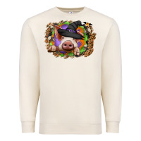 Sandshell halloween pig Premium Sweatshirt - CowhideDigitalArt