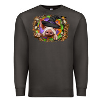 Smoke halloween pig Premium Sweatshirt - CowhideDigitalArt