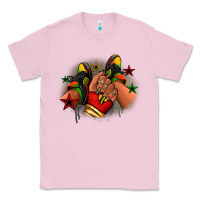 Bubblegum Pink Juneteenth black girl sneakers Classic Tee - RanaPortraitStore