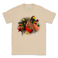 Mushroom Juneteenth black girl sneakers Classic Tee - RanaPortraitStore