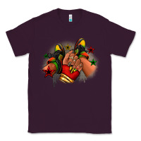 Plum Juneteenth black girl sneakers Classic Tee - RanaPortraitStore