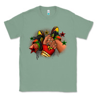 Sage Juneteenth black girl sneakers Classic Tee - RanaPortraitStore
