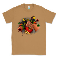 Toasted Coconut Juneteenth black girl sneakers Classic Tee - RanaPortraitStore