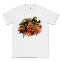 White Juneteenth black girl sneakers Classic Tee - RanaPortraitStore
