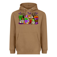 Toasted Coconut Halloween Gnomes Coffee Cups Heavyweight Hoodie - texasbilliewilder