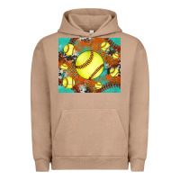 Pigment Burro softball cowhide turquoise glitter tumbler Urban Hoodie - Jasminsmagicworld
