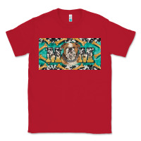 Red english bulldog mom  license plate template Classic Tee - BarkalooDesign