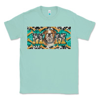 Seafoam english bulldog mom  license plate template Classic Tee - BarkalooDesign