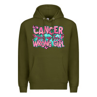 Army Green cancer pick up the wrong girl Premium Hoodie - AdoDesignShop