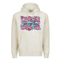 Oatmeal Heather cancer pick up the wrong girl Premium Hoodie - AdoDesignShop