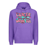 Purple cancer pick up the wrong girl Premium Hoodie - AdoDesignShop
