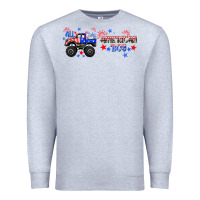 Heather Grey all american boy libbey glass Premium Sweatshirt - HRA Design Shop