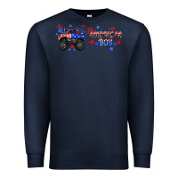 Navy all american boy libbey glass Premium Sweatshirt - HRA Design Shop
