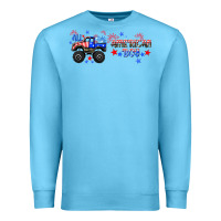 Ocean Blue all american boy libbey glass Premium Sweatshirt - HRA Design Shop