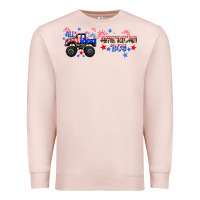 Pale Pink all american boy libbey glass Premium Sweatshirt - HRA Design Shop