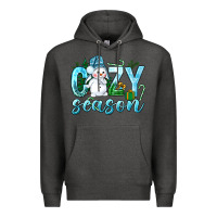 Charcoal Heather cozy season winter christmas Premium Hoodie - NancyCooperArtShop