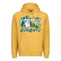 Mustard cozy season winter christmas Premium Hoodie - NancyCooperArtShop