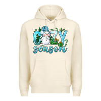 Tofu cozy season winter christmas Premium Hoodie - NancyCooperArtShop