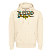 Sandshell blessed life western Zipper Hoodie - texasbilliewilder