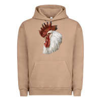 Pigment Burro Leghorn Rooster Head Urban Hoodie - LillyAllenDesigns