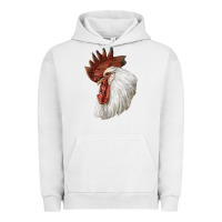 Pigment Lunar Rock Leghorn Rooster Head Urban Hoodie - LillyAllenDesigns