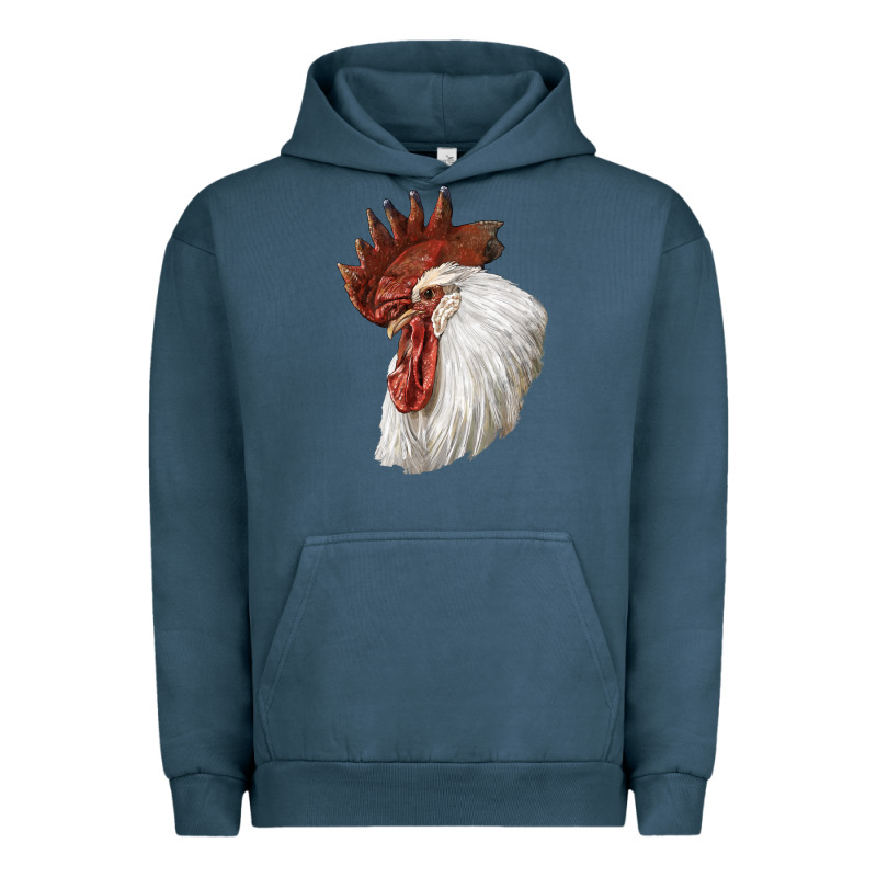Leghorn Rooster Head Urban Hoodie by LillyAllenDesigns | Teevron