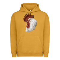 Pigment Peanut Butter Leghorn Rooster Head Urban Hoodie - LillyAllenDesigns