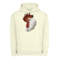 Pigment Pistachio Leghorn Rooster Head Urban Hoodie - LillyAllenDesigns