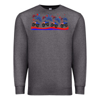 Charcoal Heather american truck libbey glass Premium Sweatshirt - HRA Design Shop