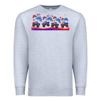 Heather Grey american truck libbey glass Premium Sweatshirt - HRA Design Shop